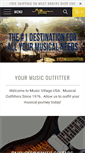 Mobile Screenshot of musicvillageusa.com